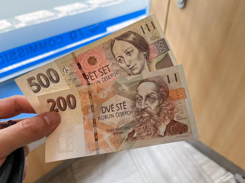 Consejos de viaje a Praga: dinero