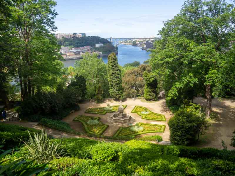 Jardines del Palacio de Cristal, Oporto