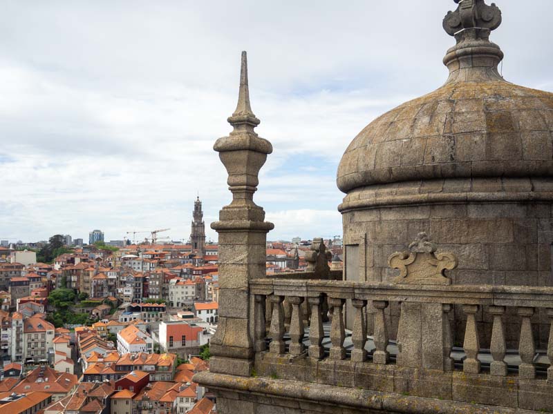 Vistas desde la Catedral de Oporto