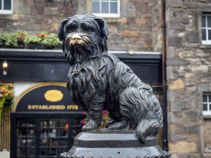 Greyfriars Bobby, estatua Edimburgo 2 días
