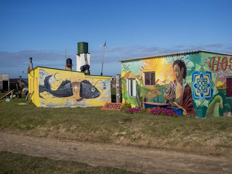 Arte urbano en Cabo Polonio