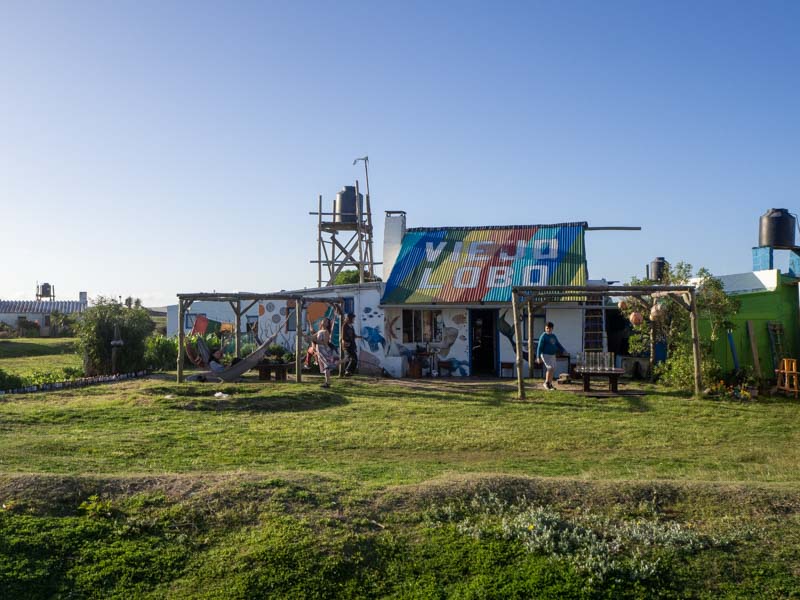 Nuestro alojamiento en Cabo Polonio