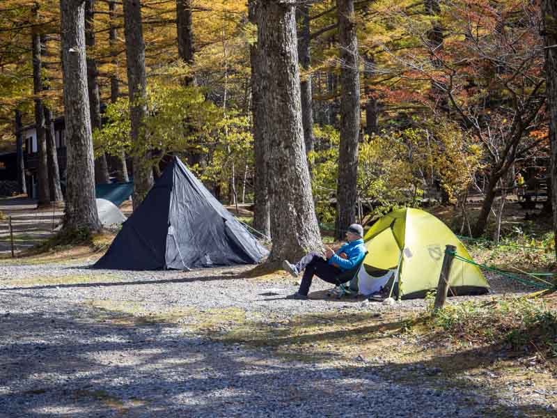 Hoteles y camping en Kamikochi