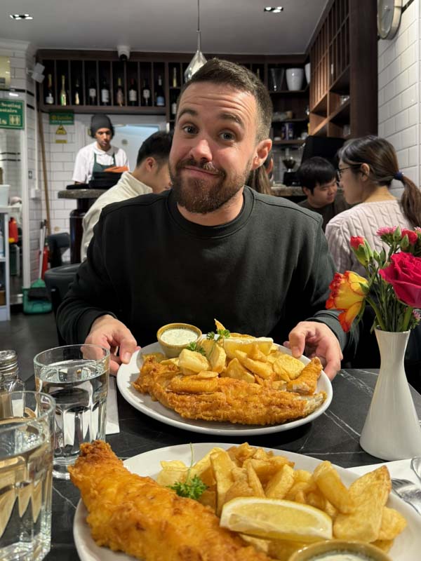 Comer fish & chips en Londres