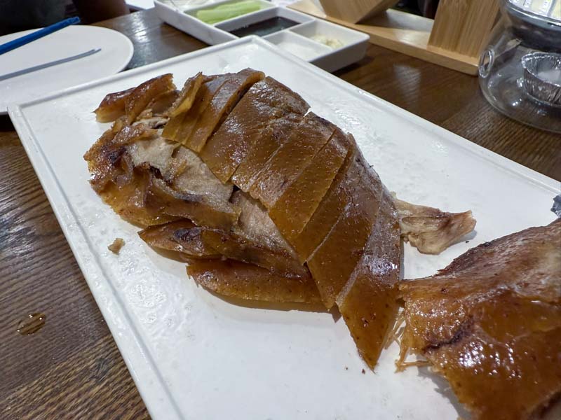 Pato laqueado en Pekín