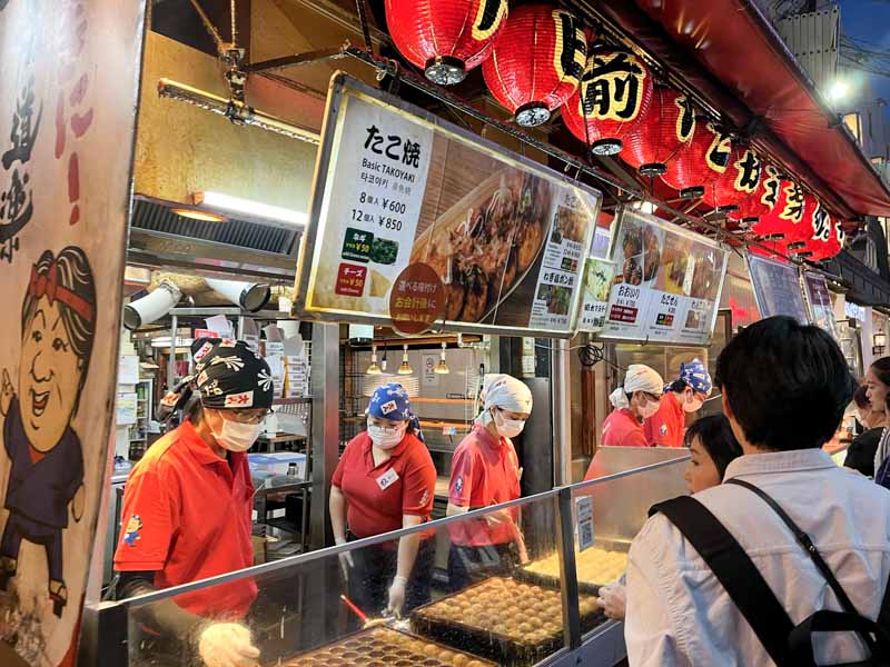 Restaurantes en Osaka: takoyaki