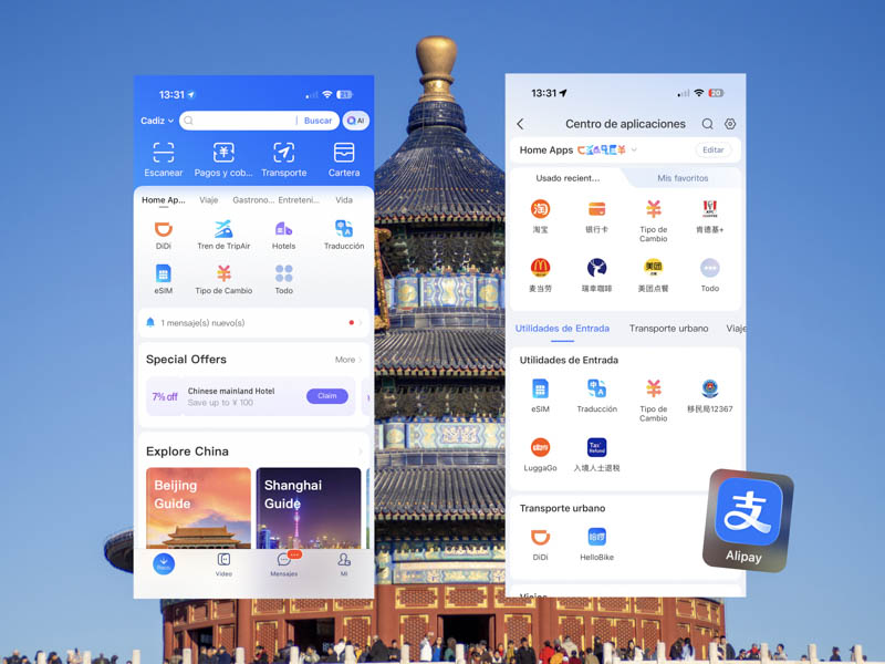 Apps para China: Alipay
