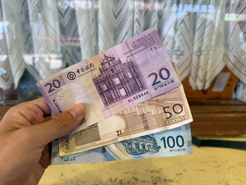 Moneda en Macao: Pataca Macaense (MOP)