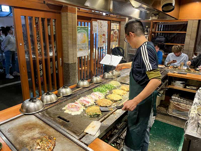 Dónde comer okonomiyaki en Osaka