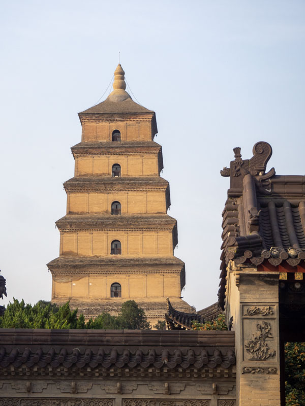 Giant Wild Goose Pagoda: dormir por la zona