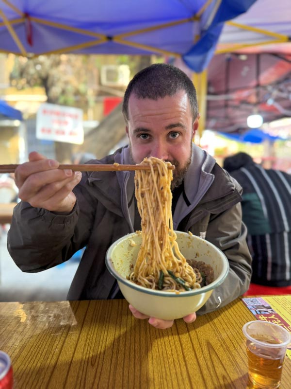 Noodles al estilo Chongqing