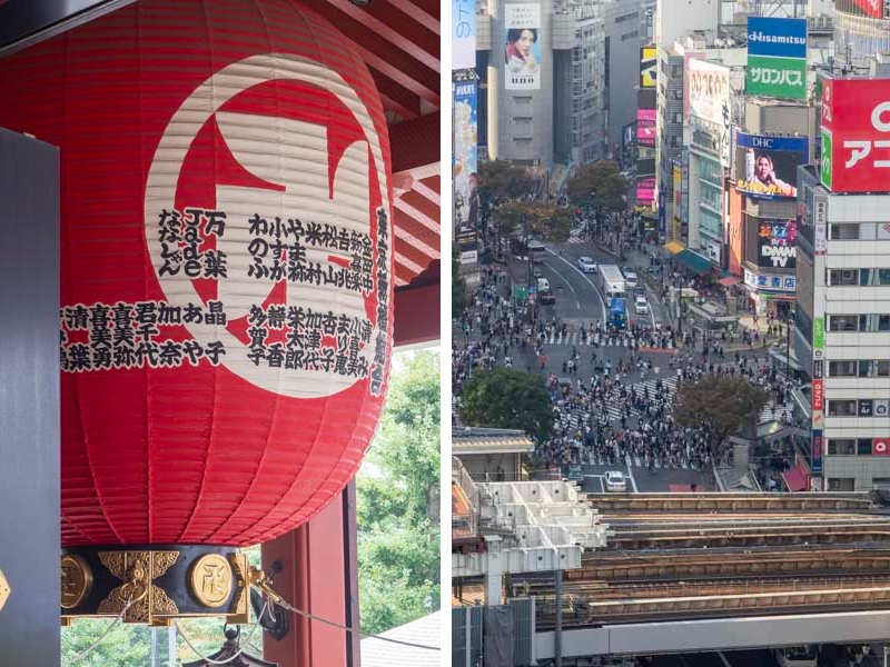 Asakusa y Shibuya