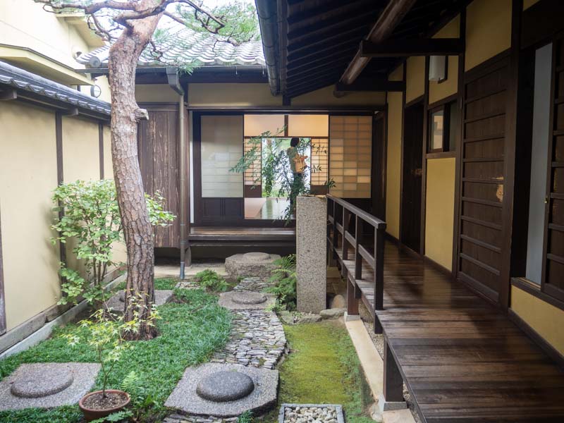 Naramachi: interior de una machiya