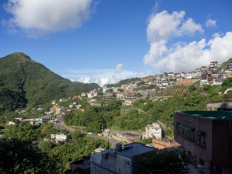 Qué ver en Jiufen: vista desde Songde Park