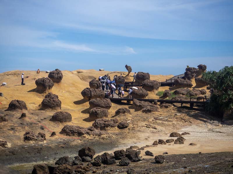 Yehliu Geopark, Taiwán