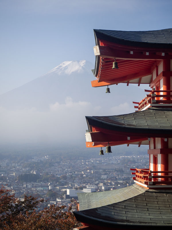 Ruta por Japón por libre con el Fuji