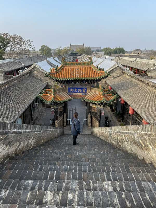 Vista desde la Muralla de Pingyao (lado sur)