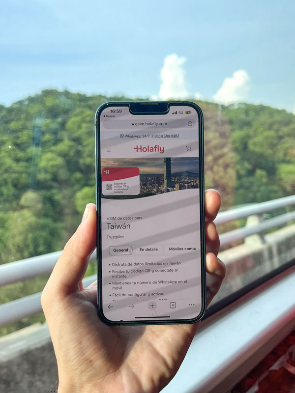 Descuento Holafly Taiwán internet