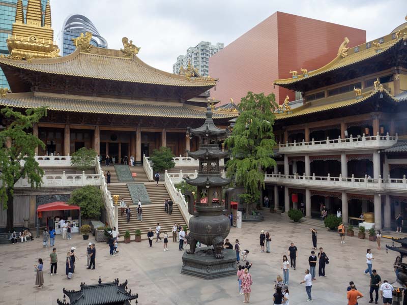 Jing'an Temple, una zona barata para alojarse en Shanghái